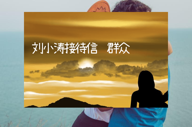 刘小涛接待信访群众
