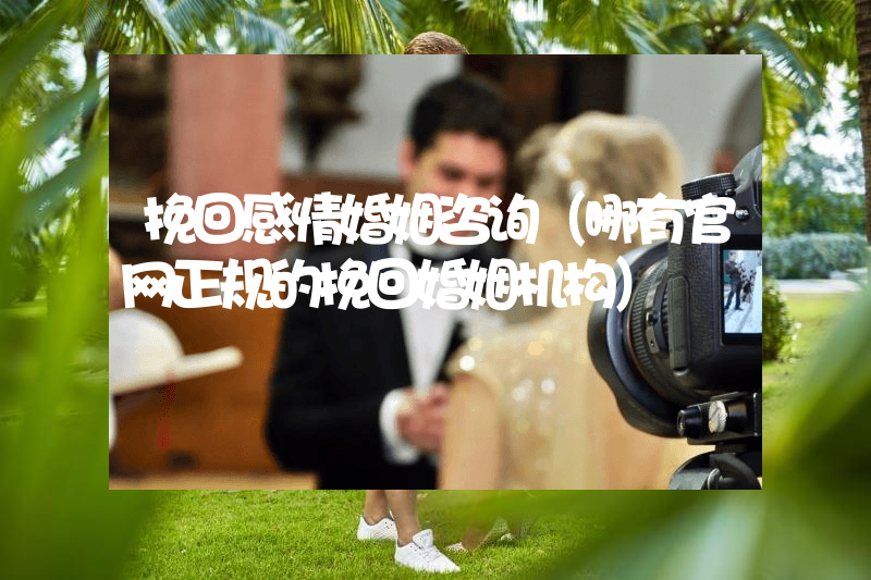 挽回感情婚姻咨询（哪有官网正规的挽回婚姻机构）